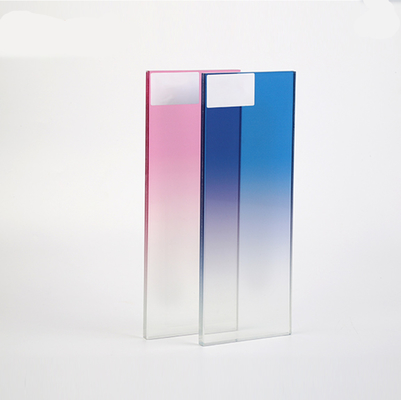 着色された1.14mm Pvbの中間膜フィルムによって和らげられた薄板にされたガラスは二重緩和されたガラスを染めた